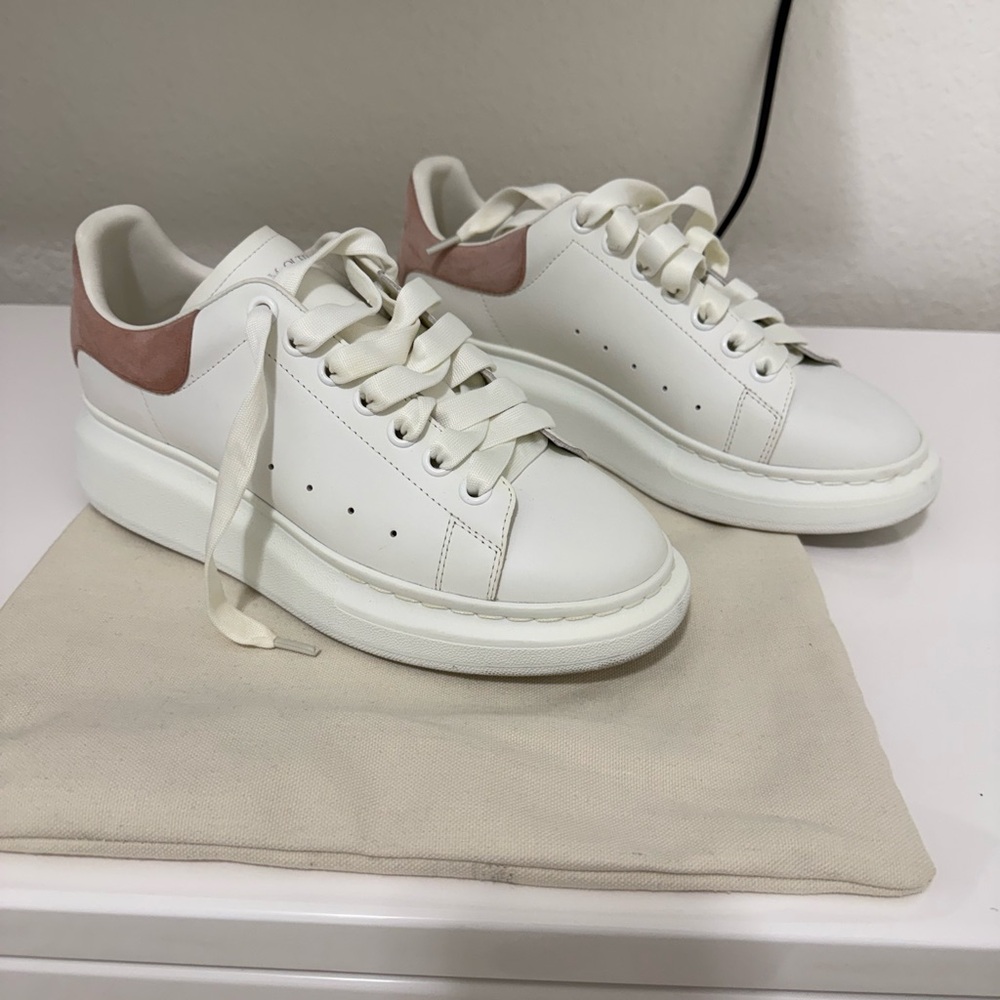 Alexander McQueen White and Pink Women's Shoes